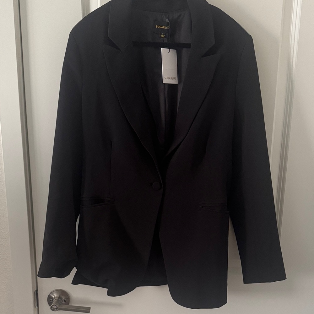 Sugarlips Classic Black Blazer